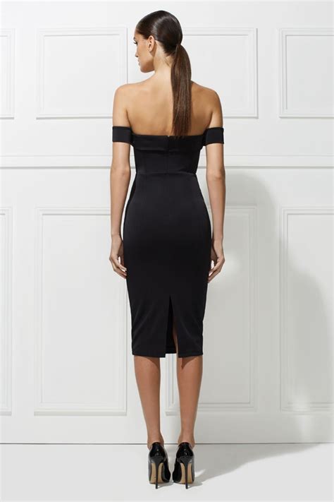 chloe black dress misha collection|CHLOE KNIT MAXI DRESS – MISHA.